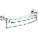 【中古】Delta Faucet キャシディ 24インチ バーガラスシェルフ 18 Inch Glass Shelf with Bar 79710-PN 1