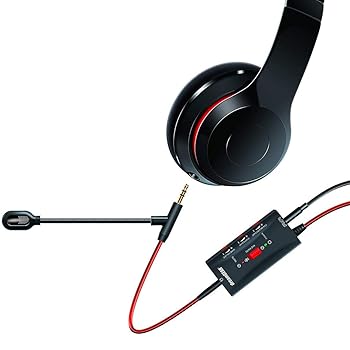 【中古】dreamGEAR BOOMCHAT?PRO マイクオーディオケーブル 赤/黒
