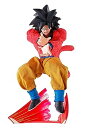 【中古】Dimension of DRAGONBALL Over Drive ドラゴンボール 超サイヤ人4 孫悟空 約180mm PVC製 塗装済み可動フィギュア