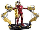 【中古】【ムービー・マスターピース DIECAST】アイアンマン21/6スケールフィギュア アイアンマン・マーク4 パワードスーツ装着機