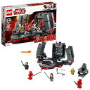 【中古】LEGO Star Wars Snoke's Throne Room Building Kit 492 Piece, Multicolor