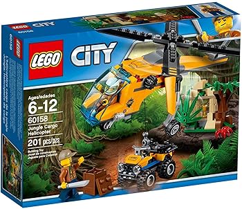 【中古】レゴLEGOシティ ジャングル探検ヘリコプター 60158