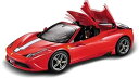 【中古】ラスター ラジコンフェラーリ ライセンス公認 フェラーリ 458スペチアーレA 1:14スケール(3)