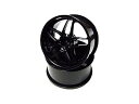 【中古】TOP LINE BLITZ BRW03 ホイル幅27mm&3mmハブ対応 オフセット9 ブラック BRW-090BK