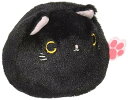 【中古】三英貿易 オリジナル ぬいぐるみ ねこだんご くろ W7.5×D6×H7cm アニマル(3)