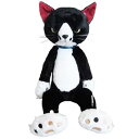 【中古】スクラッチ ぬいぐるみL 猫 高さ38cm ソックス