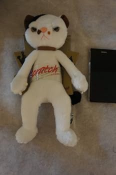 【中古】スクラッチ ぬいぐるみL 猫 高さ38cm ミルク M-NSCRATLM