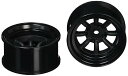 【中古】トップライン TOP LINE RSワタナベ エイトスポークホイル オフセット10 ブラック WAT-100BK