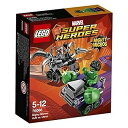 【中古】レゴ スーパー・ヒーローズ マイティマイクロ:ハルク VS ウルトロン 76066(3)