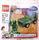 【中古】LEGO レゴ/ トイストーリー3 グリーンアーミーメン 緑の兵隊 軍曹 と ジープ付! 30071