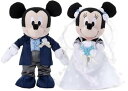 【中古】ディズニー ブライダル ミッキーマウス&ミニーマウス 洋装 S