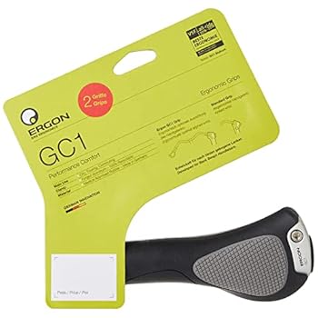 【中古】ERGONエルゴン グリップ GC1 ロング/ロング ブラック/グレー