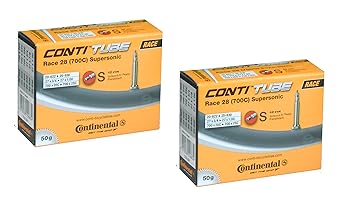 【中古】2本セット コンチネンタルCONTINENTAL 超軽量チューブ Supersonic スーパーソニック Race28 70..