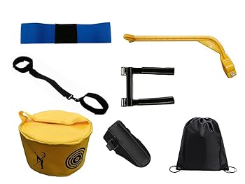 【中古】Posma TAS020 ゴルフ姿勢修正セット アーム修正ツール + ゴルフバンドスイングアームバンドゴ..