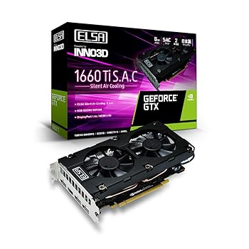šELSA 륶 GeForce GTX 1660 Ti S.A.C եåܡ VD6979 GD1660-6GERTS