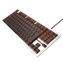 【中古】エレコム ゲーミングキーボード 【ARMA】 メカニカル 独自の薄型設計 コンパクト5000万回耐久スイッチ 日本語配列 LED搭載 ホワイト TK-ARMA30WH(2)
