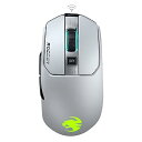 【中古】ROCCAT Kain 202 ワイヤレス Titanクリック RGB ゲーミングマウス 光学式 Owl-Eye 16K, サイドボタン, 無線 ホワイト 国内正規品 ドイツデザイン(2)