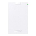 【中古】バッファロー BUFFALO USB3.2Gen1対応ポータブルHDD Type-Cケーブル付 1TB ホワイト HD-PGAC1U3-WA(2)