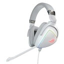 【中古】ASUS RGB ゲーミングヘッドセット ROG DELTA WHITE PC コンソール モバイルゲーム 用 USB-C コネクタ対応