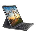 【中古】Logicoolロジクール iPad Pro 11 インチ 第4世代 第3世代 第2世代 第1世代 対応 Bluetooth キーボードケース 英語配列...