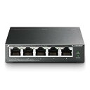【中古】TP-Link スイッチングハブ ギガ 5ポート PoEハブ 4x PoE対応 全体最大56W アンマネージ 5 TL-SG1005P