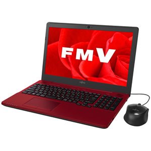 【中古】FMVA42B3Rルビ-レッド LIFEBOOK AHシリ-ズ 15.6型液晶