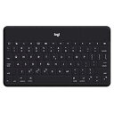 【中古】ロジクール KEYS TO GO ワイヤレス Bluetooth キーボード iK1042BKA US配列 薄型 6mm 軽量 180g ワイヤレスキーボード iPhone iPad Apple TV 充