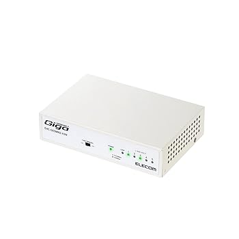 【中古】エレコム スイッチングハブ ギガビット 5ポート 金属筐体 マグネット付 電源内蔵 ホワイト EHC-G05MN2-HJW 【中古】エレコム スイッチングハブ ギガビット 5ポート 金属筐体 マグネット付 電源内蔵 ホワイト EHC-G05MN2-HJW
