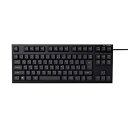 【中古】東プレ REALFORCE R2 テンキーレス 日本語配列 静電容量無接点方式 USB 荷重45g レーザー刻印 かな表記なし ブラック R2TL-JP4-BK