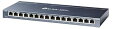 【中古】TP-Link 16ポート ハブ 10/100/1000Mbps デスクトップ ギガビット 金属筐体 設定不要 5 ウォールマウント スイッチングハブ ...