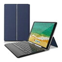 【中古】エレコム キーボード Bluetooth タブレット汎用ケース一体型 8.5~11.1インチiPad Pro 9.7/10.5/11対応ブルー TK-C...