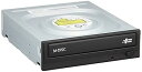 【中古】日立LGデータストレージ 24倍速対応スーパーマルチDVDドライブ ブラック ソフト GH24NSD5 BL BLH