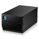 【中古】LaCie ラシー 外付けHDD ハードディスク 8TB 2big RAID USB-C Mac/iPad/Windows対応 国内正規代理店品 5 STHJ8000800