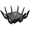 【中古】ASUS WiFi 無線ルーター WiFi6 4804+4804+1148Mbps トライバンドゲーミング GT-AX11000 メッシュ機能付 3階建...