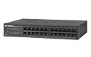 【中古】【メーカ生産終了品】 NETGEAR ラックマウント型 アンマネージ スイッチングハブ GS324 ギガビット 24ポート 静音ファンレス 省電力設計 ...