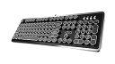 【中古】Azio MK RETRO メカニカルキーボード タイプライター USB接続 104キー 英語配列正規輸入品