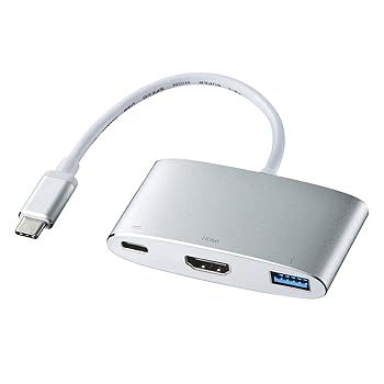 【中古】サンワサプライ USB Type C-HDMIマルチ変換アダプタプラス AD-ALCMHDP01 【中古】サンワサプライ USB Type C-HDMIマルチ変換アダプタプラス AD-ALCMHDP01