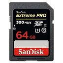 【中古】サンディスク 64GB・UHS Speed Class3UHS-II対応SDXCカード SDSDXPK-064G-JNJIP