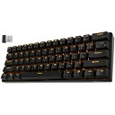 【中古】RK ROYAL KLUDGE RK61 メカニカル式 キーボード 青軸 Bluetooth ワイヤレス USB 有線/無線 Windows/Mac/IOS/Androidに対応 スマホ/タブレット/パ
