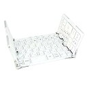 【中古】MOBO 折りたたみ型 Bluetooth 日本語配列 キーボード【 ホワイト 】専用ケース兼スタンド 「 MOBO Keyboard 」 AM-KTF83J-SW