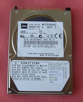 【中古】Toshiba mk2028gac 20 GB内蔵ハードドライブ 【中古】Toshiba mk2028gac 20 GB内蔵ハードドライブ