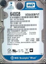 【中古】wd6400bpvt-60hxzt1 Westernデジタル640 GB 5400rpm SATA 3.0 Gbps 2.5インチScorpioハードドライブ