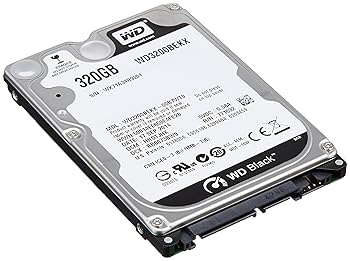 【中古】WESTERN DIGITAL 2.5インチ内蔵HDD 320GB SATA6.0Gb/s 7200rpm 16MB 9.5mm厚 WD3200BEKX