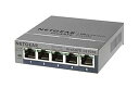 【中古】【正規品】 ネットギア NETGEAR スイッチングハブ 5ポート 1G 金属筐体 静音ファンレス リミテッドライフタイムハードウェア アンマネージプラ...