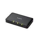 【中古】エレコム Giga対応スイッチングHub/5ポート/電源外付/ブラック