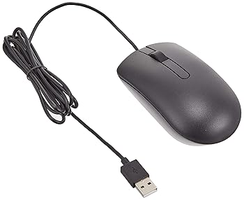 【中古】Dell オプティカルマウス ブラック MS116B
