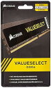【中古】CORSAIR DDR4 メモリモジュール VALUE SELECT シリーズ 16GB×1枚キット CMV16GX4M1A2133C15