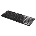【中古】Logitech ワイヤレス キーボード K360 グロッシーブラック Glossy BlackUS配列【並行輸入】