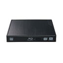 【中古】ロジテック ポータブルBDドライブ USB3.0対応 ブラック