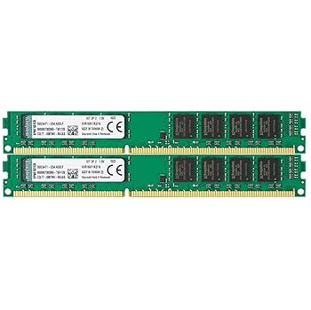 【中古】キングストン Kingston デスクトップPC用 メモリ DDR3 1600 PC3-12800 8GBx2枚 CL11 1.5V Non-ECC DIMM 240pin KVR16N11K2/16